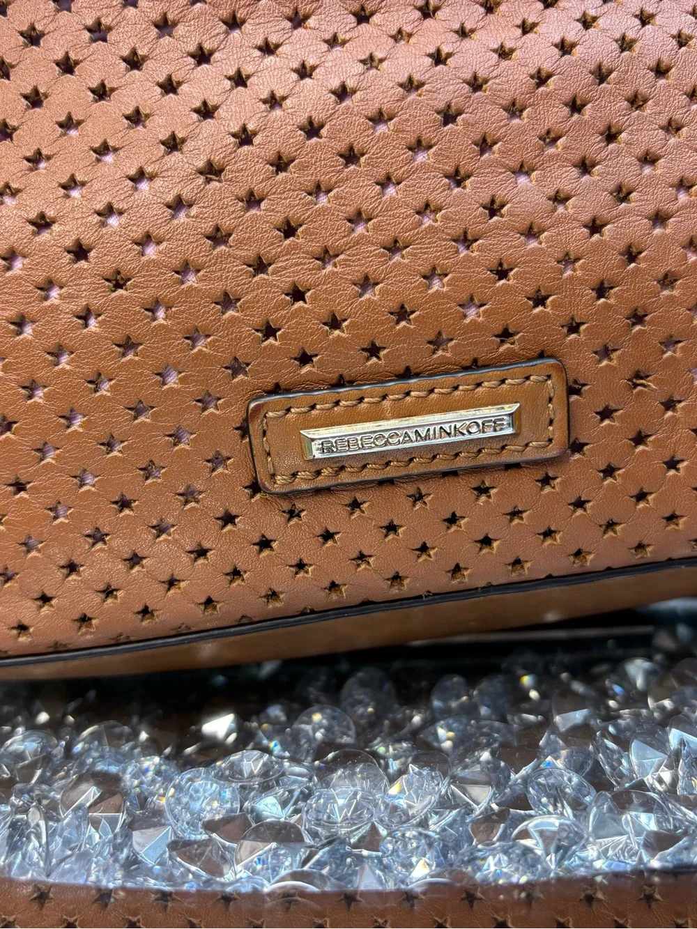 Rebecca Minkoff brown calf leather bucket bag GUC - Picture 5 of 14